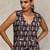 Women Paisley Printed Cotton Open Vest Top