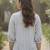 Floral Print Mandarin Collar Top