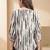Print Puff Sleeve Satin Blend Top
