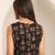 Women Tribal Printed Boat Neck Crop Top