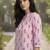 Print Puff Sleeve Ethnic Top