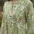 Floral Print Bishop Sleeves Satin Blend Top