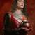Red Foil print With Lampi lace Border Crepe Lahenga Choli Set