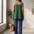 green print top