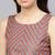 Women Grey & Red Striped Top