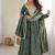 Bottle green bandhani print anarkali suit with mirror work neck and dupatta set