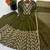Mehendi green heavy embroidered anarkali suit set with pant and dupatta