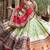 Light Green digital print & Mirror With Lampi lace Border Cotton Lahenga Choli Set