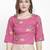 Women Pink Striped Top