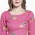 Women Pink Striped Top