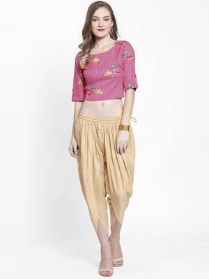 Women Pink Striped Top 5