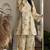 Ellow floral printed cotton short kurti with farshi pant and dupatta set
