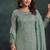 latest sky blue pakistani straight suit for women chiffon silk