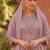 new chiffon suit for women pink hand embroidery