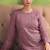heavy hand embroidery pink chiffon suit for women