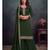 festival wear green palaazo suit set for women silk blend 