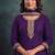 festival wear purple palaazo suit set for women silk blend 