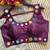 Purple bollywood style navratri mirror work blouse