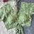 Green navratri embroidered space silk blend designer blouse