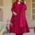 Rani pink embroidery brocade full stitched anarkali suit