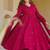 Rani pink embroidery brocade full stitched anarkali suit