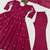 Rani pink embroidery brocade full stitched anarkali suit
