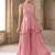 Baby pink embroidery fandy crush full stitched sarara plazo