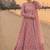 Light Pink Color Embroidery Work Faux Georgette salwar Suit