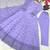Purple Color Embroidery Work Faux Georgette salwar Suit