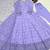 Purple Color Embroidery Work Faux Georgette salwar Suit
