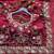 Maroon satin embroidered saree with sequins work