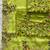 Parrot green silk blend embroidered saree with sequins work