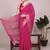 pink art silk zari woven saree