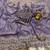 Lavender organza embroidered saree with sequins work