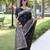 Black art silk woven saree with zari work