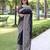 Black art silk woven saree with zari work