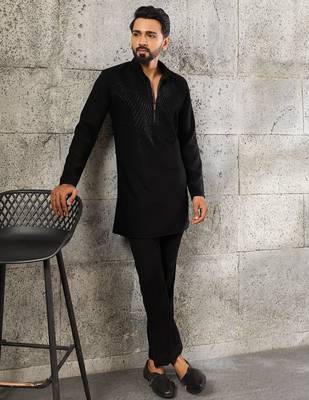Mens wear kurta with bell bottom pant 4
