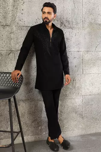 Mens wear kurta with bell bottom pant
