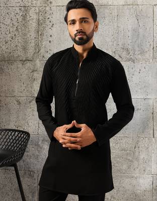 Mens wear kurta with bell bottom pant 5