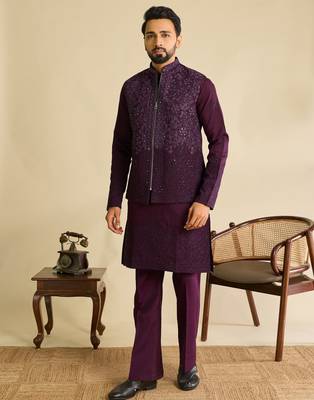 Mens wear koti kurta with pant 2