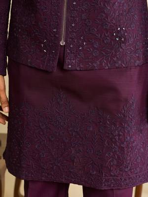 Mens wear koti kurta with pant 4