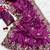 Wine silk blend embroidered saree with sequins work
