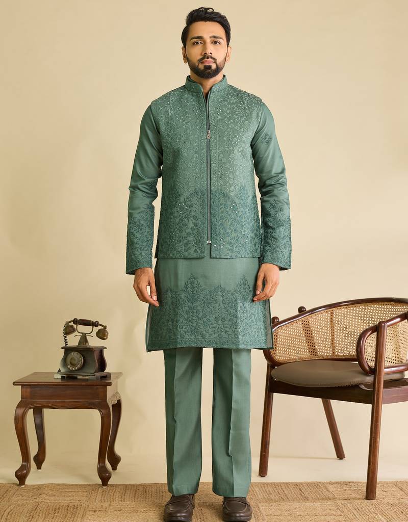 Mens wear koti kurta with pant