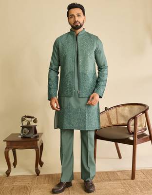 Mens wear koti kurta with pant 2
