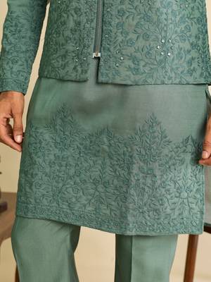 Mens wear koti kurta with pant 3