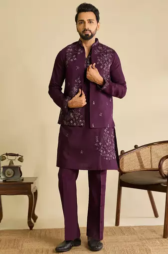 Mens wear koti kurta and pant