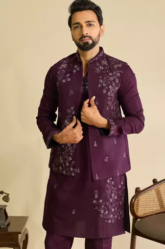 Mens wear koti kurta and pant