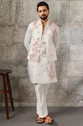 Mens wear koti kurta and pant