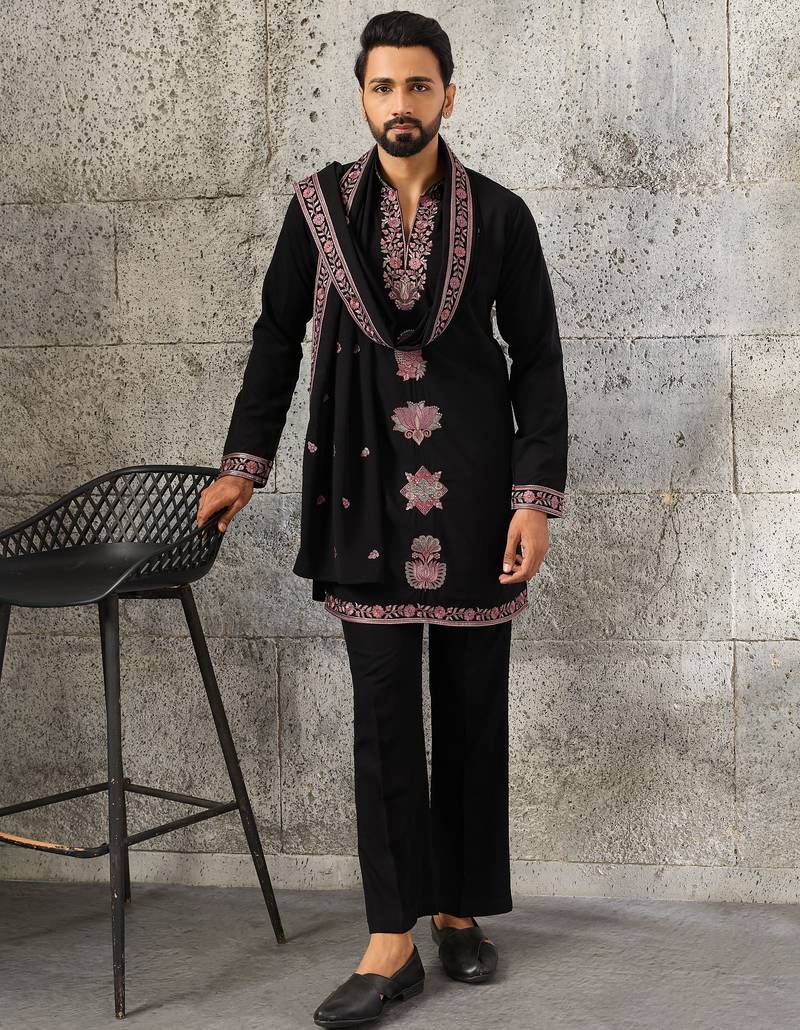 Mens wear kurta dupatta and pant