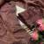 Mauve satin woven saree with zari work